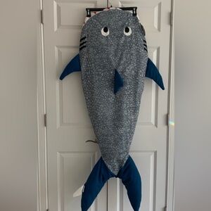 Plush shark snuggle/sleeping bag.  Brand New - tags on. Never used.
